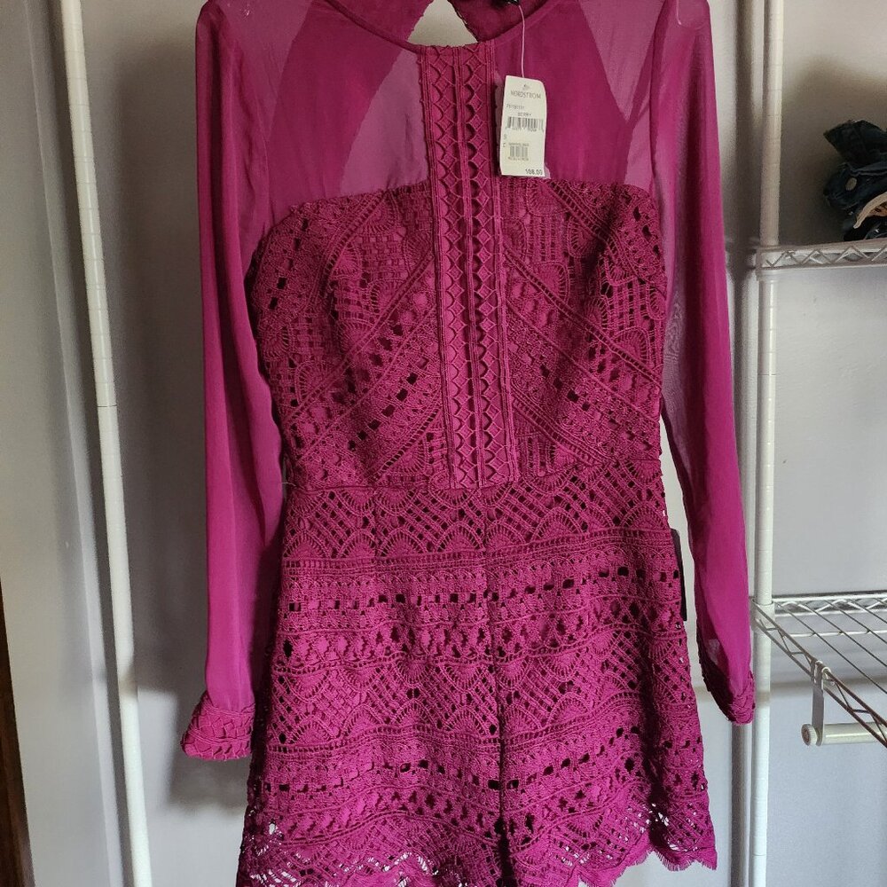 Adelyn Rae LACE Shorts Romper SzS NWT!!